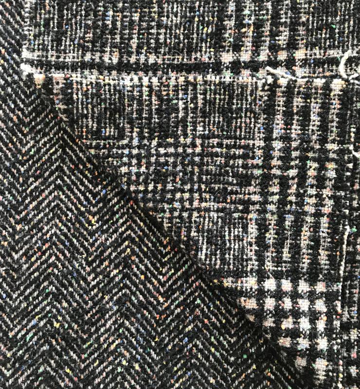 梭織圈圈格子呢（彩點）